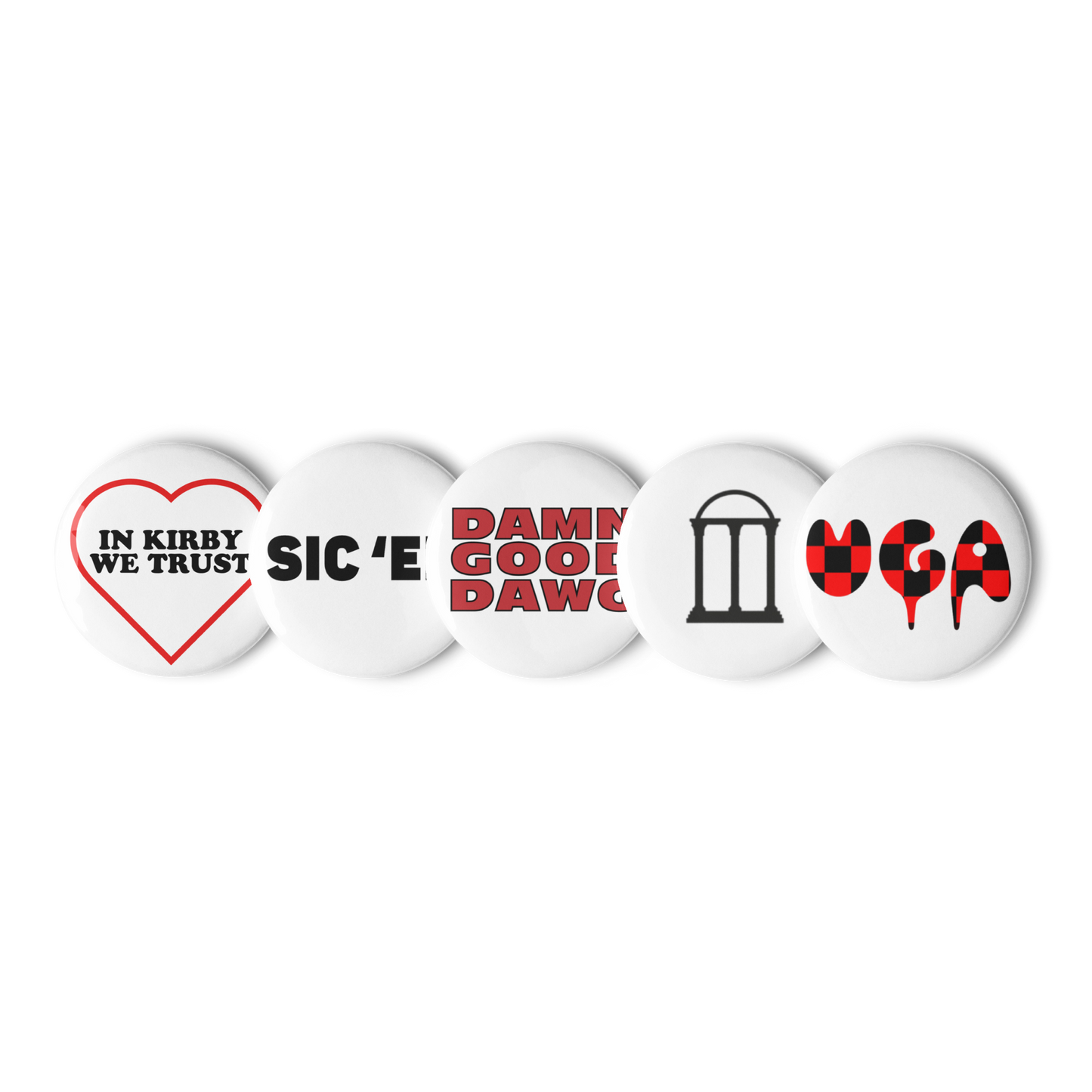 UGA Game Day Buttons