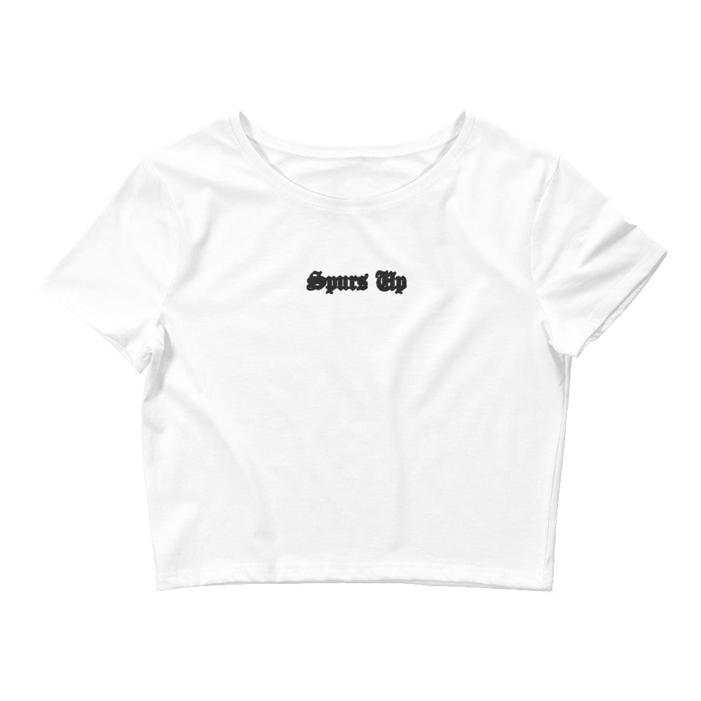 Spur's Up Crop Tee