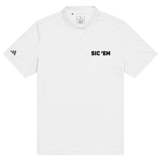 Sic 'Em Adidas Sport Men's Polo